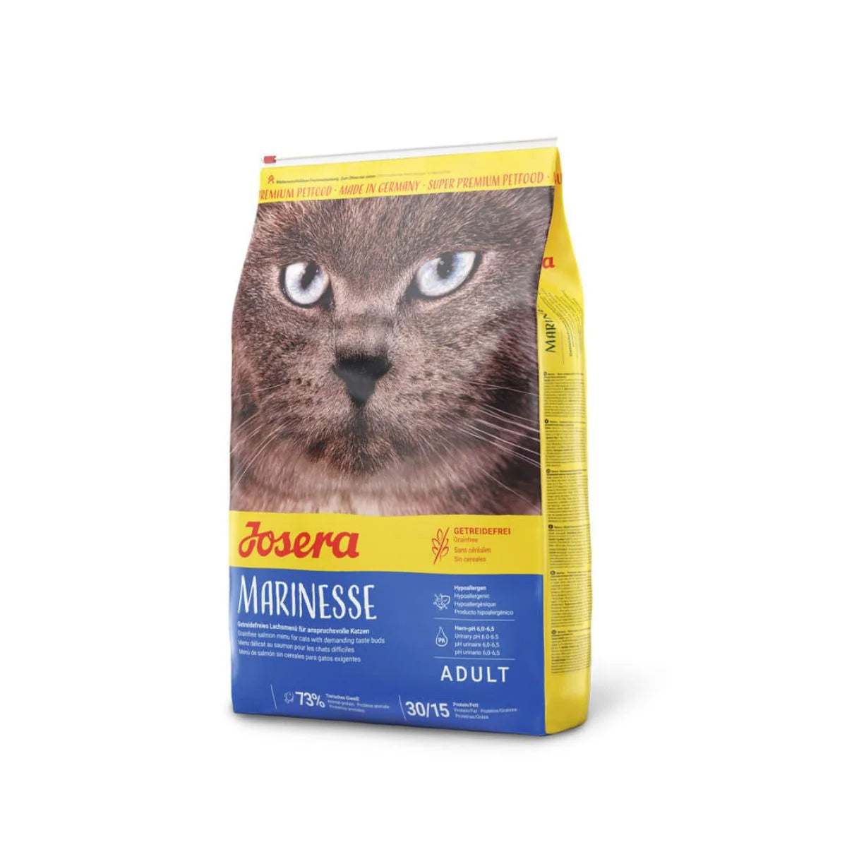 Josera Marinesse para Gatos Adultos y con Intolerancias Digestivas, 2 kg – Salmón Monoproteico para Digestión Sensible e Intolerancias.