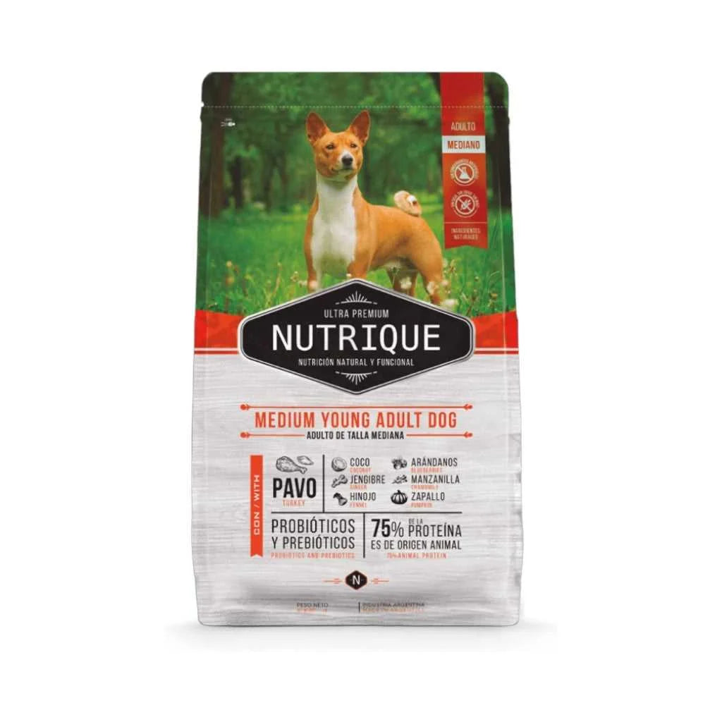 VitalCan Nutrique para Perros de Raza Mediana Adultos, 3kg y 12kg – Sistema Inmune con Aceite de Coco, Piel Sana con Omega 3/6 y Digestión con Probióticos + Blend Herbal
