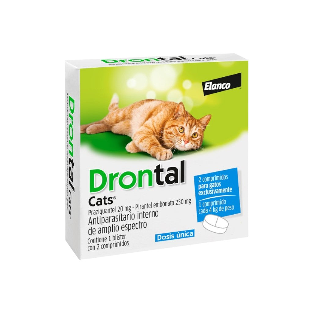 Desparasitante Drontal Hasta 4Kg. (1 Comprimido) 🐈 – Chañares Pet Shop Concepción