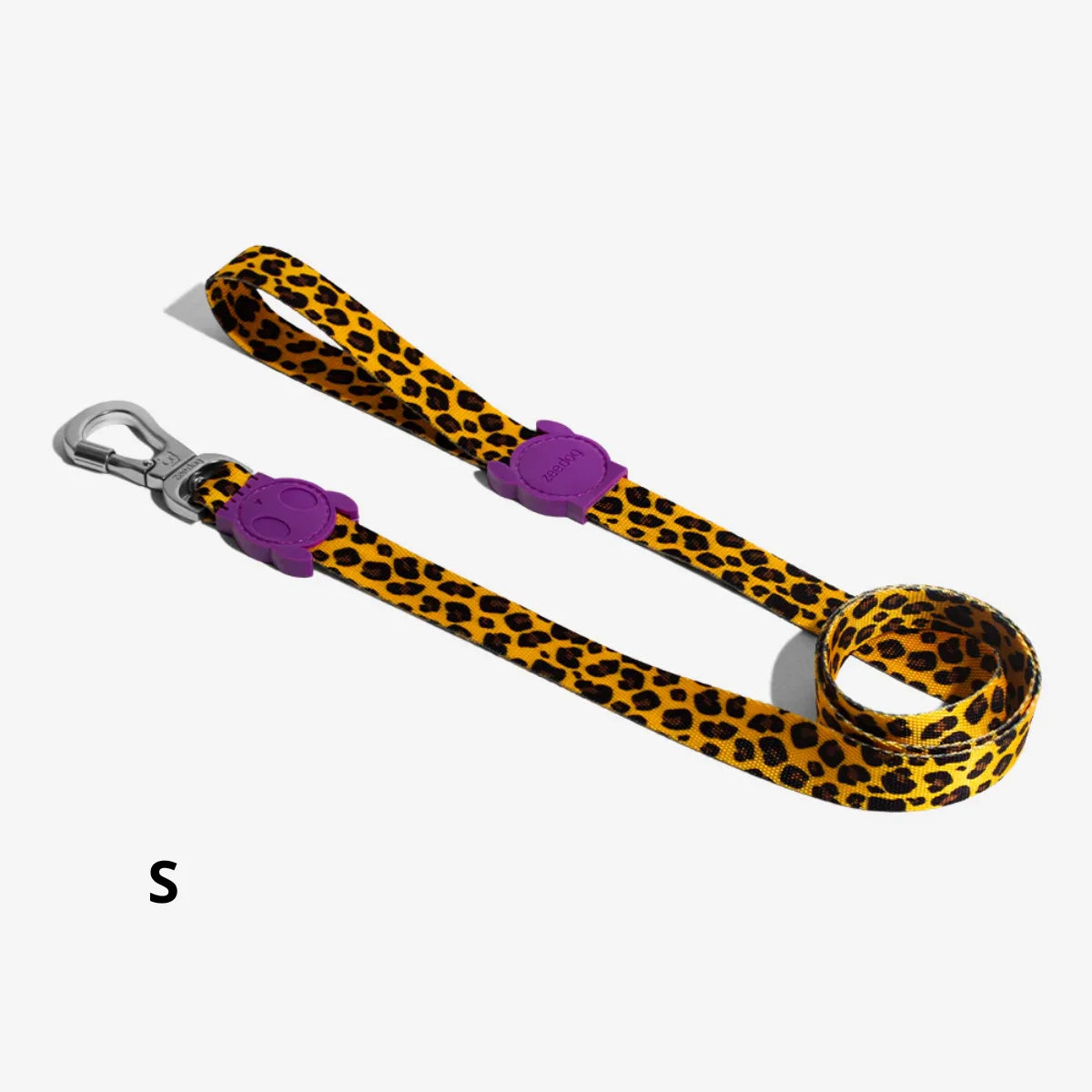 Zeedog Honey Correa para Perros Talla S – Poliéster Resistente al Clima, Gancho Giratorio 360° y Logo de Goma Protector.