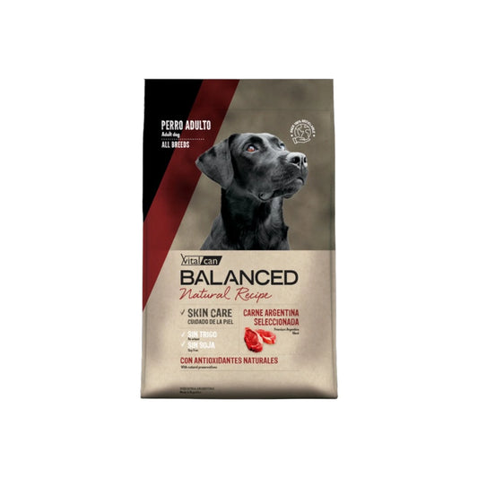 VitalCan Balanced Natural Recipe Carne Argentina para Perros Adultos de Todas las Razas 3kg/15kg