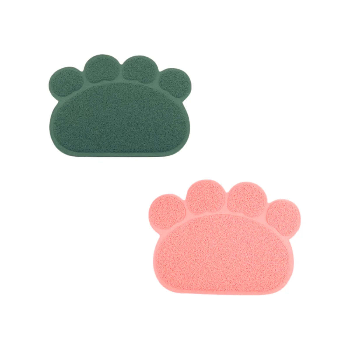 Buen Amigo Alfombra Huella Antideslizante para Arenero de Gatos – Superficie Cómoda con Diseño Decorativo de Huella, Fácil Limpieza