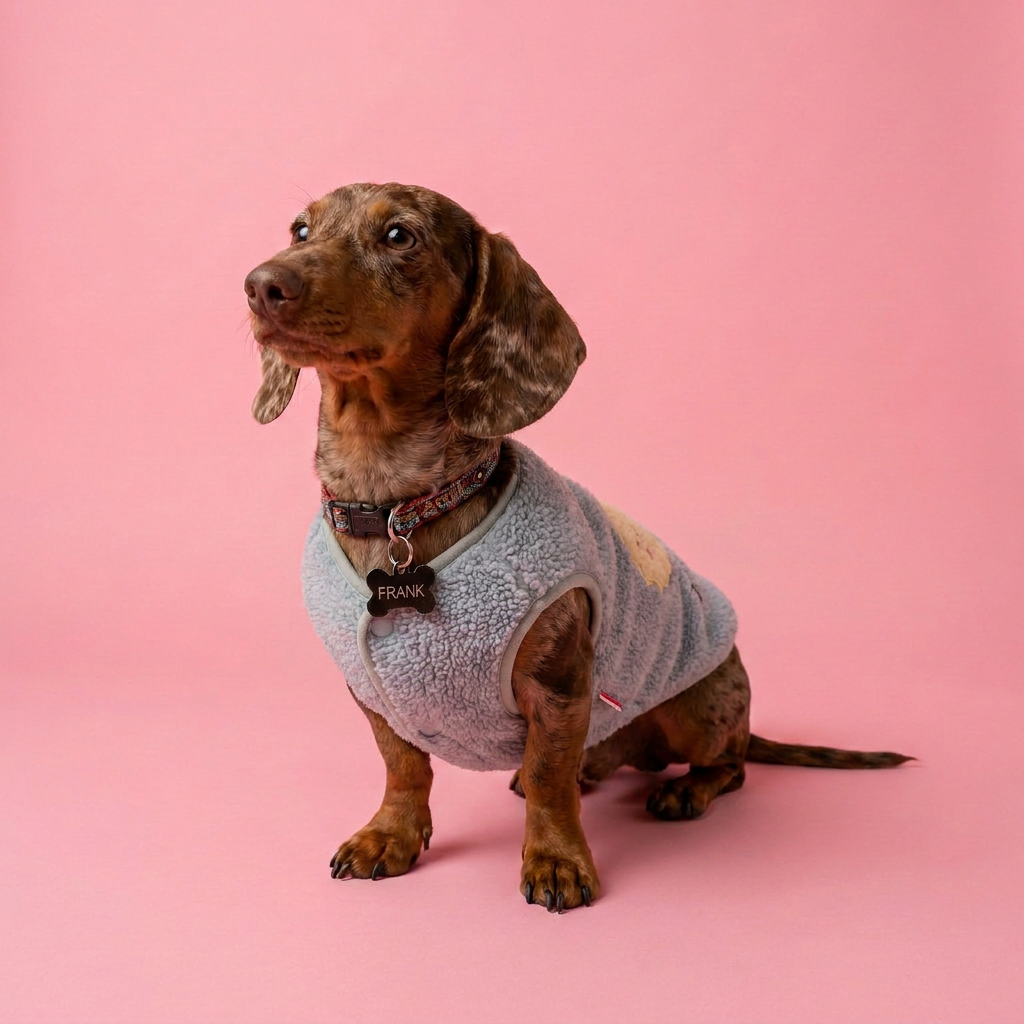 Polera Camarón Gris Lomitos para Perro Pequeño