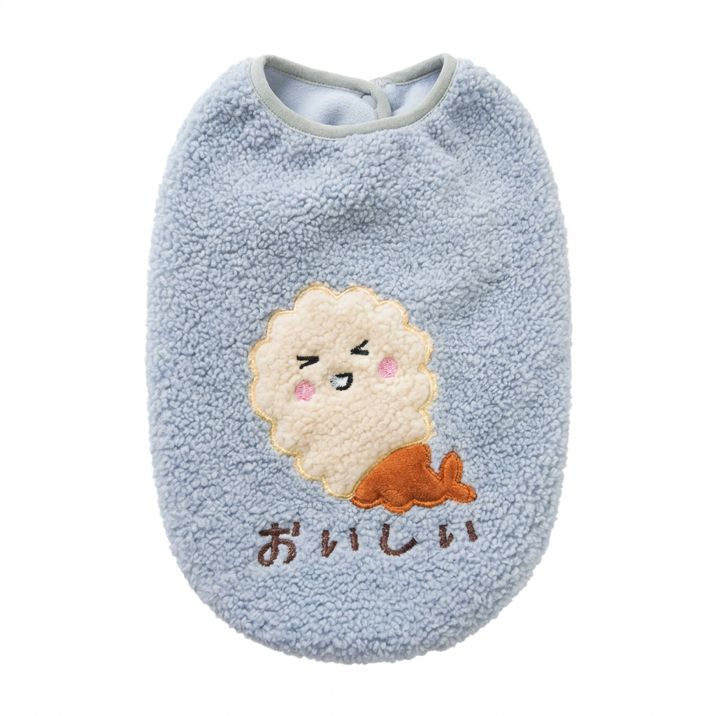 Polera Camarón Gris Lomitos para Perro Pequeño