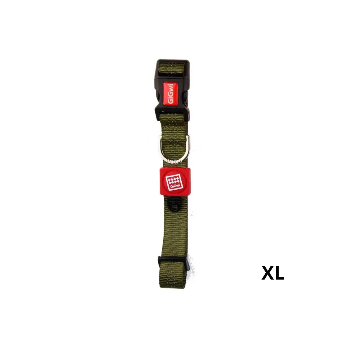 Gigwi Collar Clásico para Perros Tallas XL – Material Resistente con Clip de Seguridad y Máxima Comodidad.