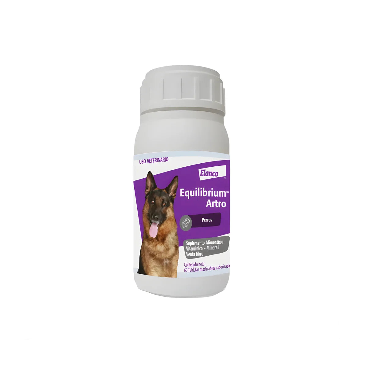 Elanco Equilibrium Artro Suplemento Articular para Perros Senior 60 Comprimidos Masticables – Glucosamina, Colágeno y Omega 3 para Movilidad sin Dolor.
