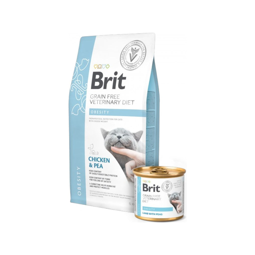 Brit Dieta Veterinaria Obesity para Gatos con Sobrepeso, 2kg