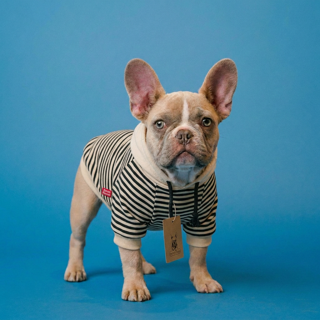 Hoodie Rayado Lomitos para Perro Pequeño