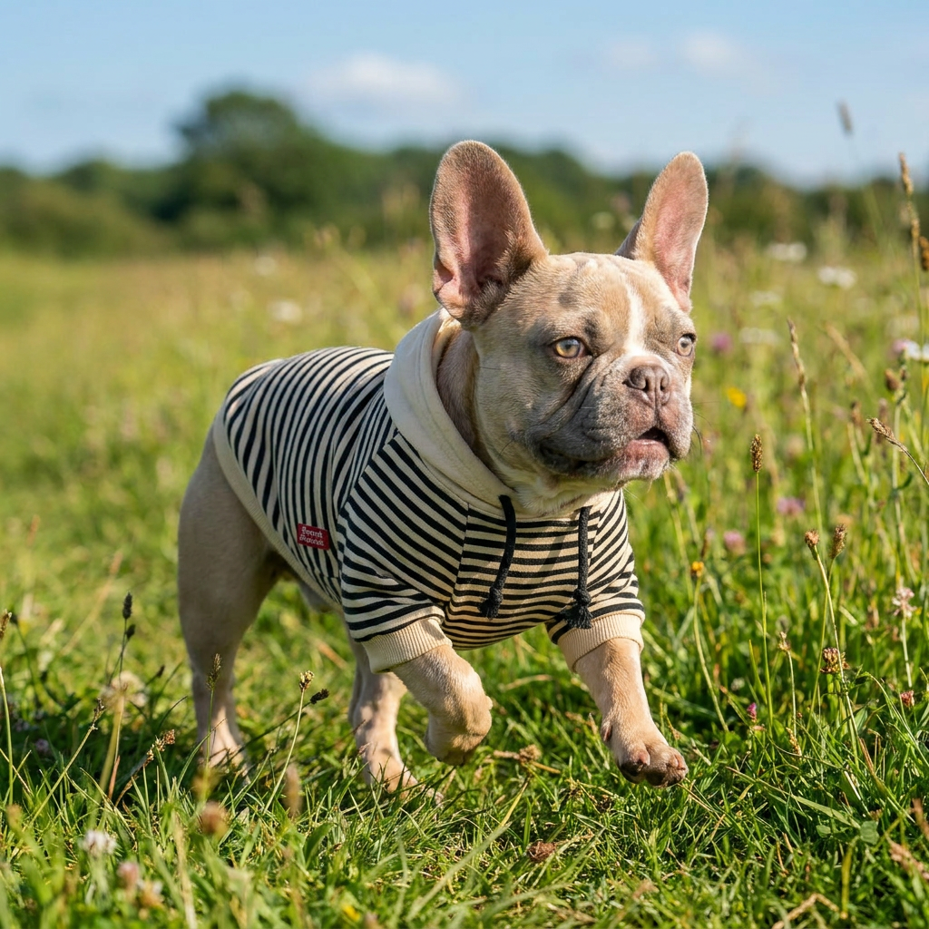 Hoodie Rayado Lomitos para Perro Pequeño