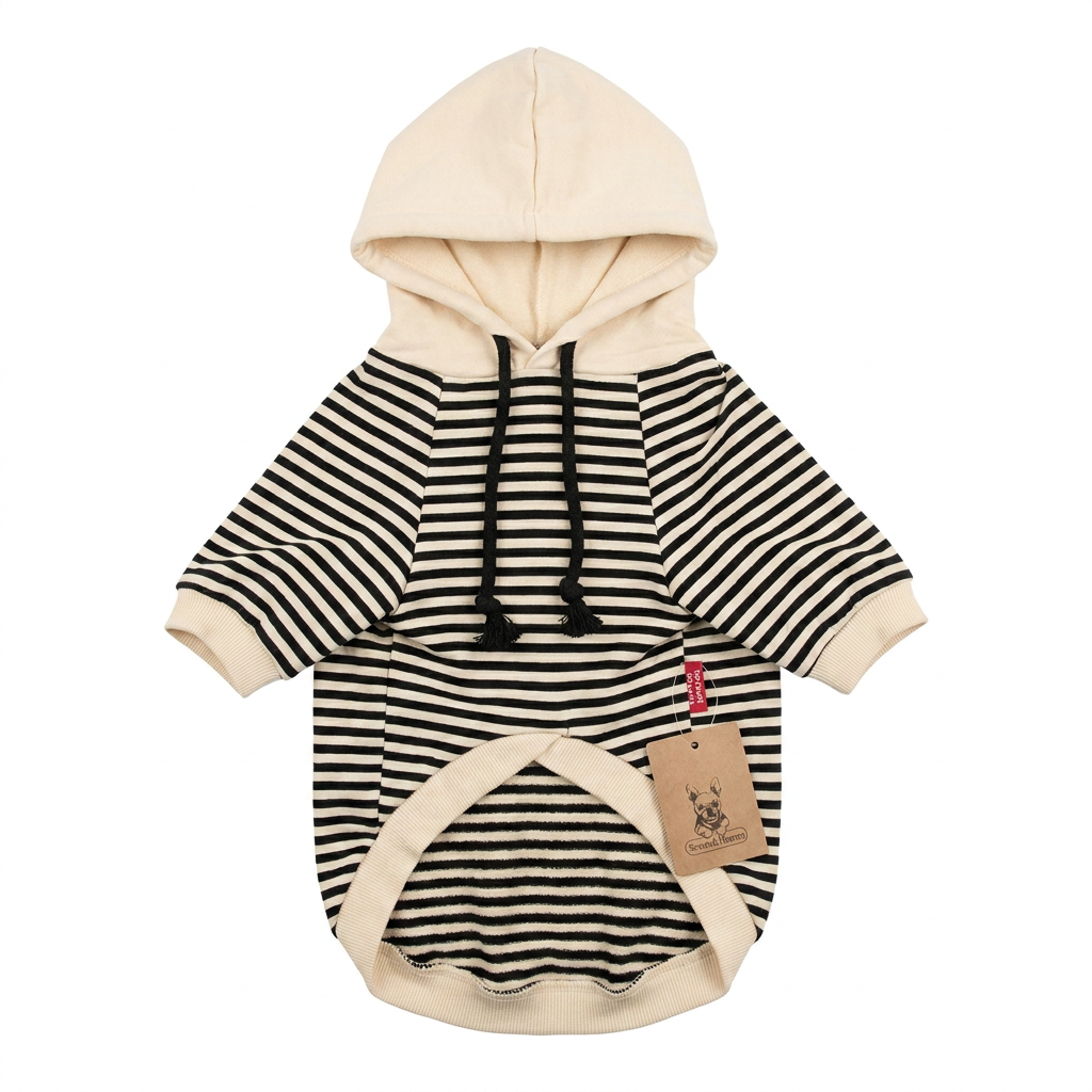 Hoodie Rayado Lomitos para Perro Pequeño