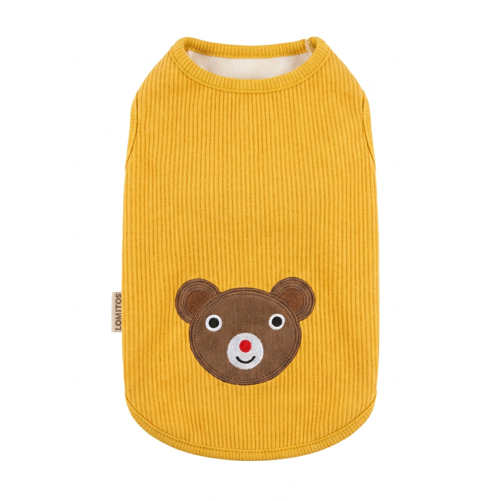 Polera Osito Lomitos para Perro Pequeño