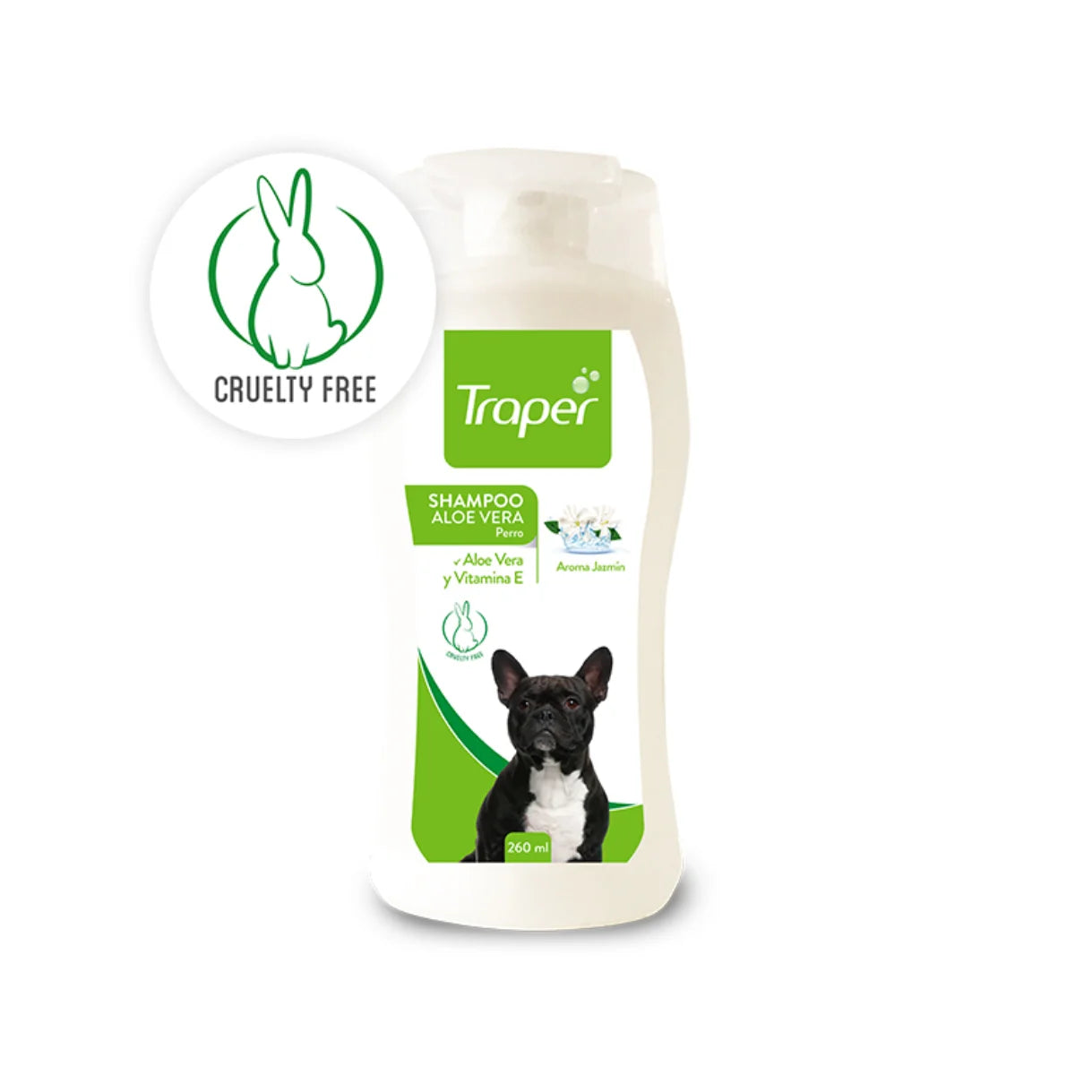 Traper Shampoo para Perros Variedades 260 ml – Aloe Vera