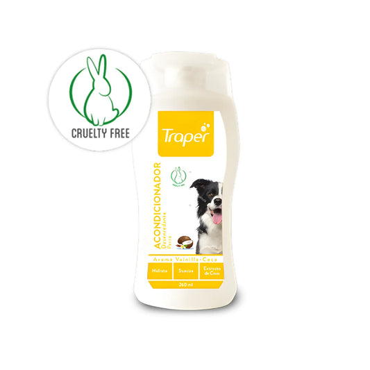 Traper Acondicionador Desenredante para Perros Aroma Vainilla Coco – Chañares Pet Shop Concepción