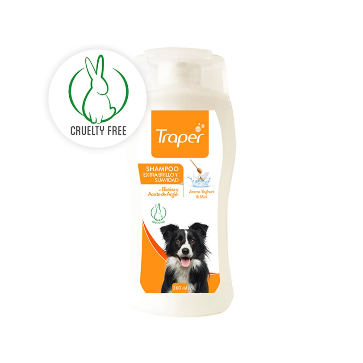 Traper Shampoo para Perros Variedades 260 ml – Fórmulas con Aceite de Argán