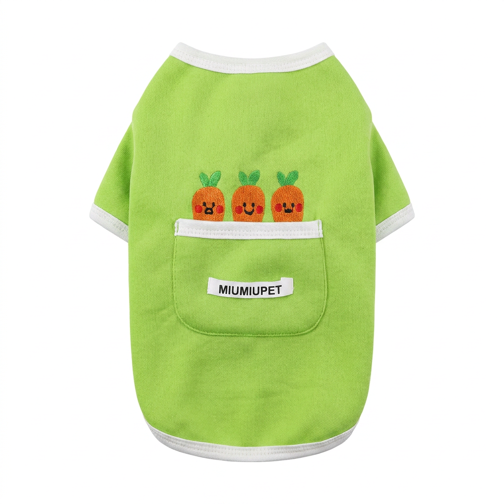 Polera Zanahoria Lomitos para Perro Pequeño