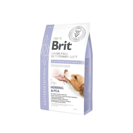 Brit Dieta Veterinaria Gastrointestinal para Perros Adultos, 2kg – Restaura la Salud Intestinal, Reduce Flatulencias y Mejora la Consistencia de Heces con Prebióticos