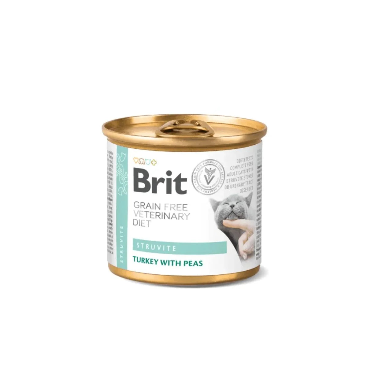 Brit Dieta Veterinaria Struvite Alimento Húmedo para Gatos con Problemas Urinarios, 200g – Disuelve Cristales y Piedras de Estruvita, Previene Cistitis y Cristaluria