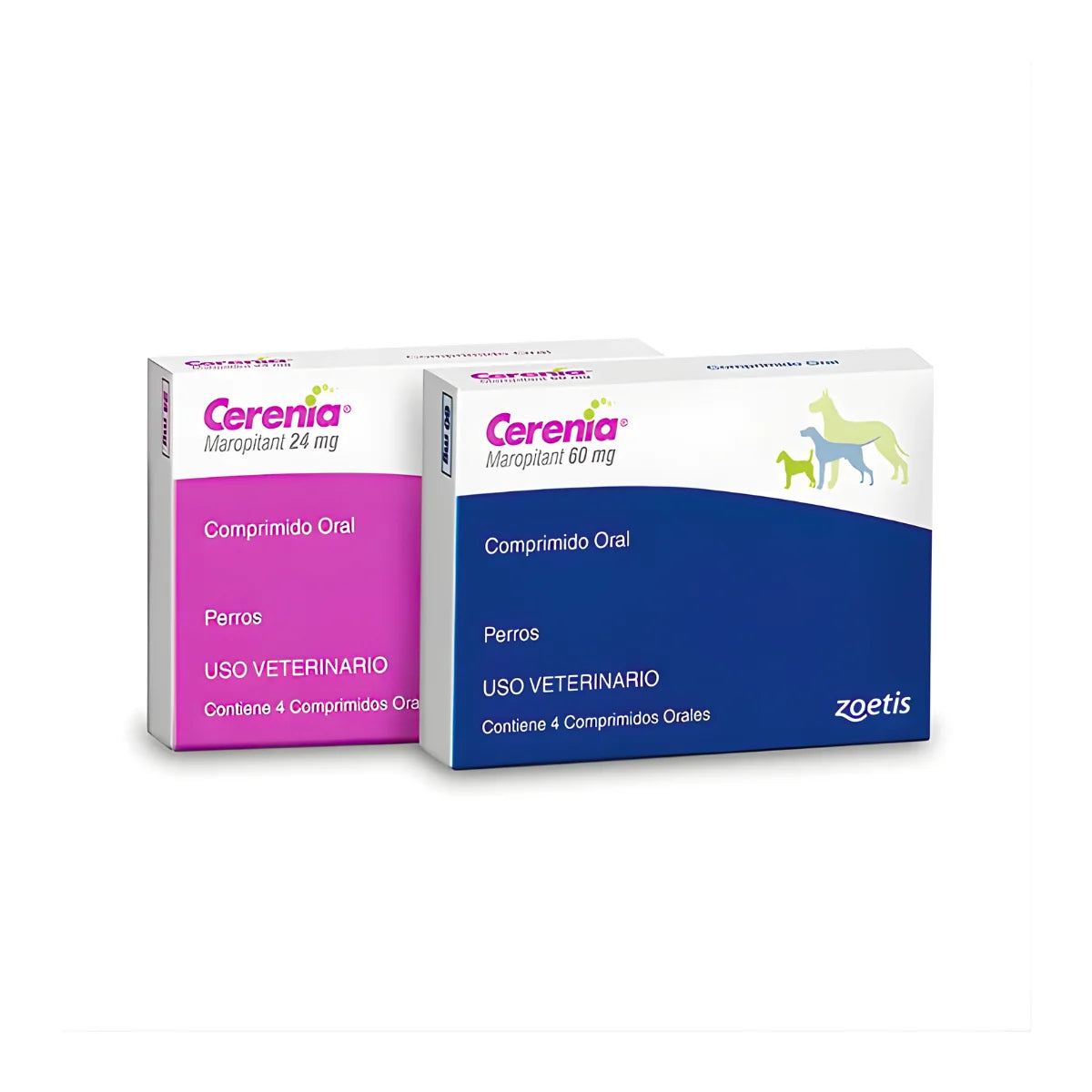 Zoetis Cerenia Antiemético para Perros de 24 mg y 60 mg – Control de Vómitos Agudos y Mareos por Viaje.