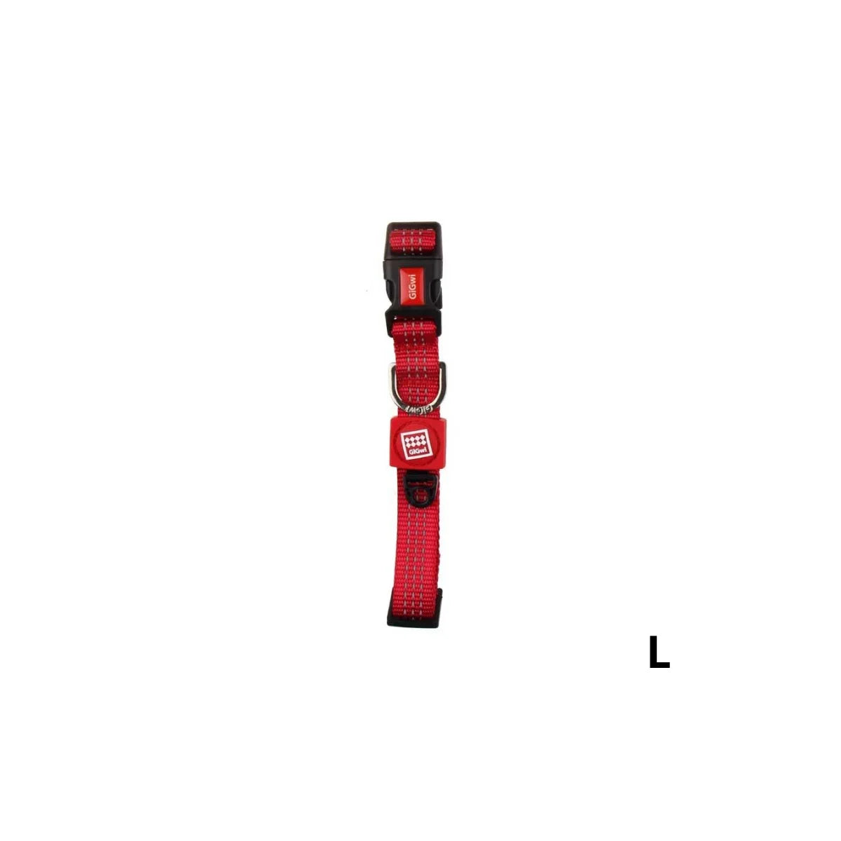 Gigwi Collar Clásico para Perros Tallas L – Material Resistente con Clip de Seguridad y Máxima Comodidad.