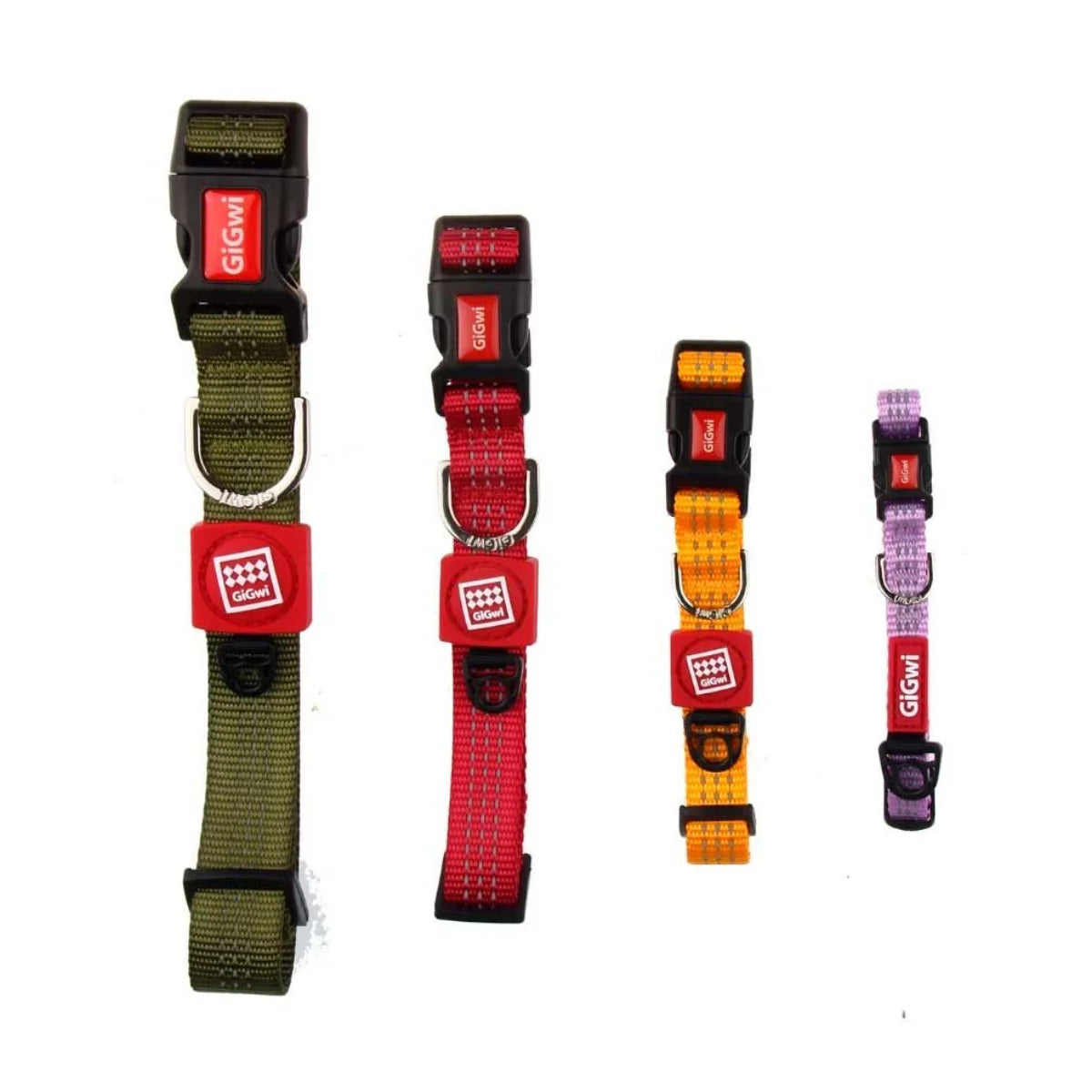 Gigwi Collar Clásico para Perros Tallas S/M/L/XL – Material Resistente con Clip de Seguridad y Máxima Comodidad.