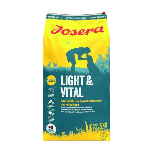 Josera Light & Vital para Perros Adultos de Todas las Razas 12.5kg – Control de Peso y Soporte Cardíaco