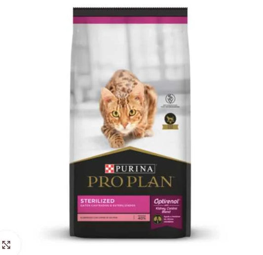 Purina Proplan Adulto Esterilizado para Gatos 3kg y 7.5kg – Control de Peso con OptiRenal® para Función Renal y Reducción de Bolas de Pelo