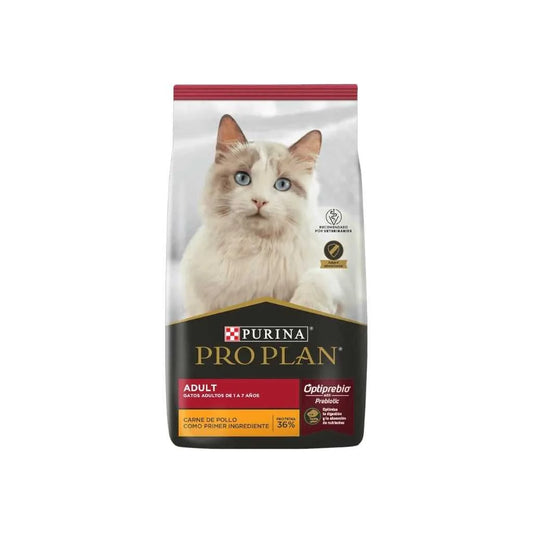Proplan Adulto para Gatos 3kg y 7.5kg – Con OptiPrebio® para Digestión, Control de Sarro 41% y Soporte Inmunológico con Antioxidantes