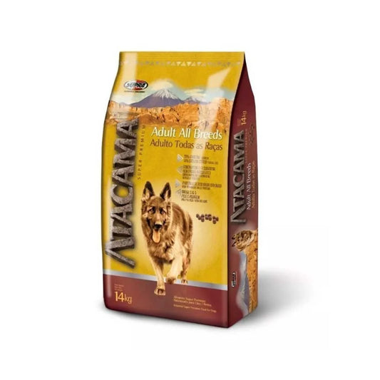 Supra Atacama Adulto para Perros de Todas las Razas y de Alto Rendimiento 14kg y 20kg – 4 Fuentes de Proteína, Omega 3 y 6 para Piel Sana y Energía Duradera
