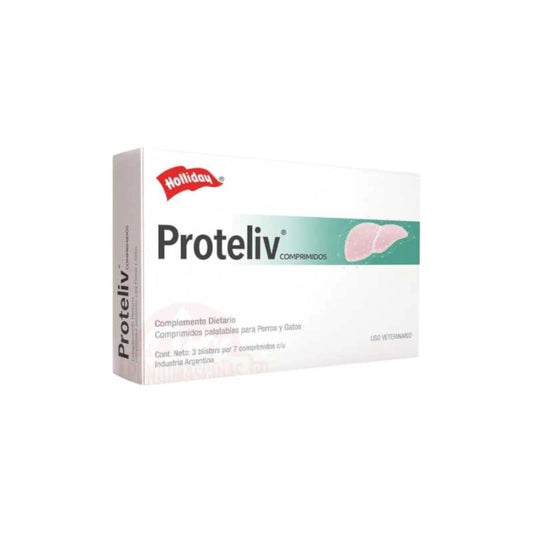 Holliday Proteliv Multivitamínico para Perros y Gatos 1500mg 21 Comprimidos