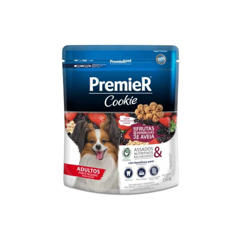 PremieR Cookie Galleta Horneada con Frutos Rojos y Avena para Perros Adultos de Raza Pequeña 250g – Snack Natural con Antioxidantes y Fibra
