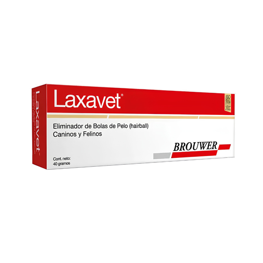 Laxavet Pasta Oral Para Tránsito Intestinal Para Gatos Y Perros 40 gr - Facilita eliminación de bolas de pelo y alivia la constipación