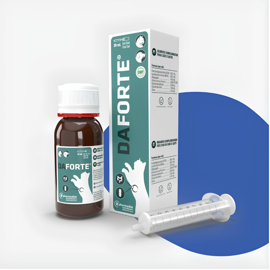 Daforte Gel Con Jeringa Dosificadora Para Perros Y Gatos 50 ml - Estabiliza la flora intestinal con attapulgita, prebióticos y probióticos