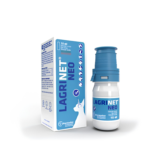 Lagrinet Neo Solución Hidratante Ocular Con Ácido Hialurónico Para Perros, Gatos Y Otras Especies 10 ml - Lágrima artificial sin conservantes para ojos secos e irritados