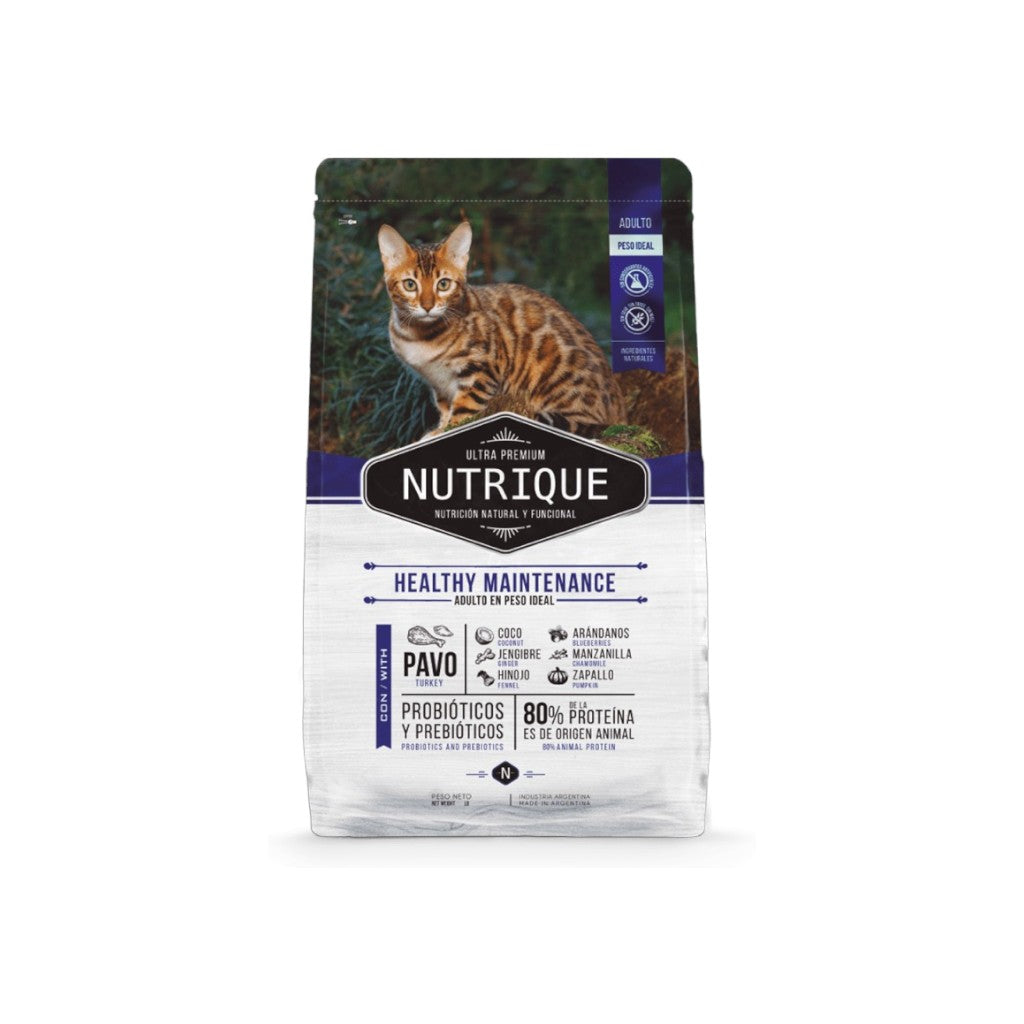 NUTRIQUE GATO ADULTO MANTENCIÓN 2 y 7,5 Kg. Alimento para Gato 🐈