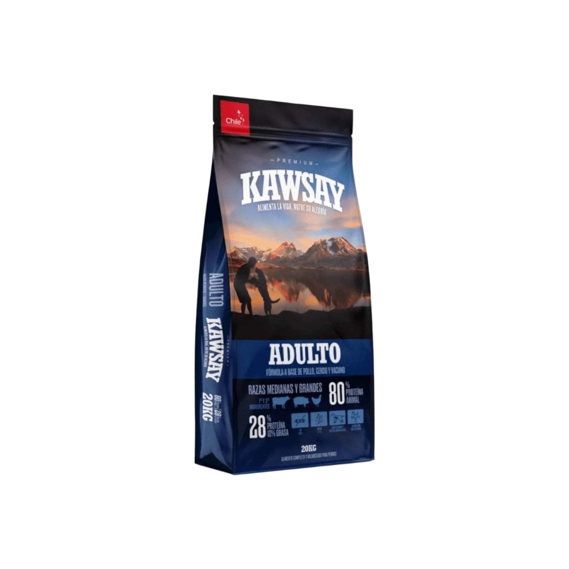 Kawsay Perro Adulto Raza Mediana y Grande 20 Kg. Alimento Para Perro